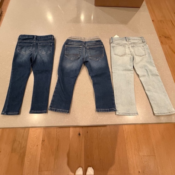 3 Pairs Girl's Cat & Jack and Old Navy 3T 3 Years Jeans/Jeggings (1 NWT/ 2NWOT) - Picture 8 of 10